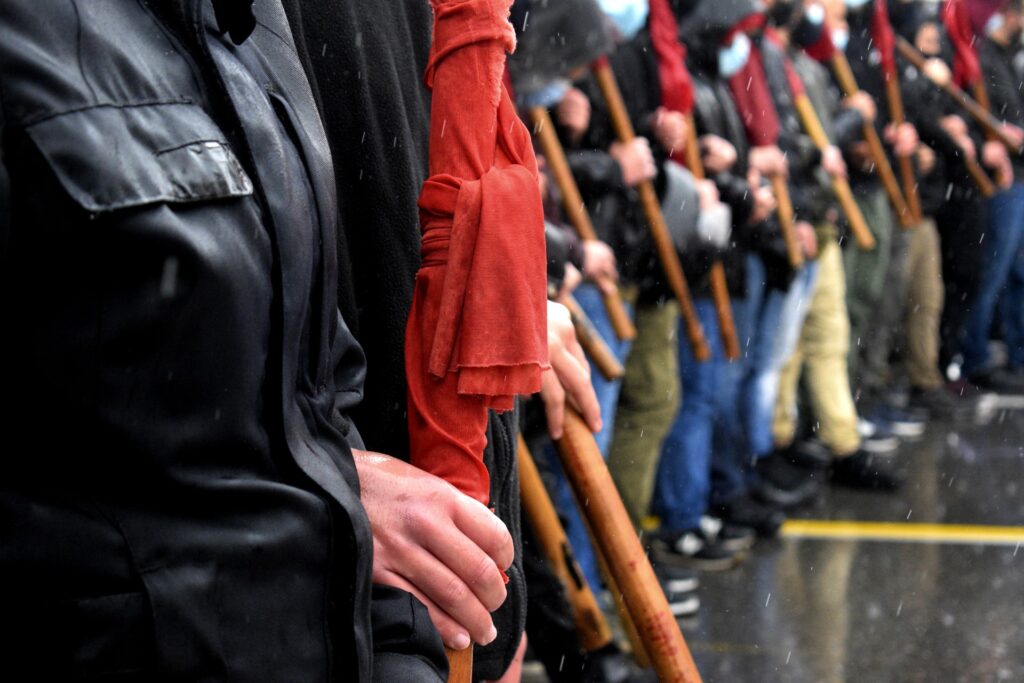 Greek students took to the streets of Athens again as they continue to protest against a recently approved education bill that aims to introduce police in universities.
Athens, Greece, April 1, 2021